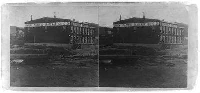 Office U. Pacific Railway Co. E. D. Wyandotte Kansas 286 miles west of St. Louis Mo.