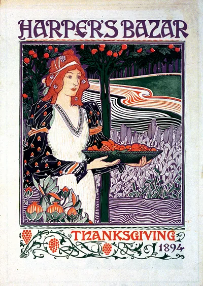 Harper's Bazar--Thanksgiving 1894