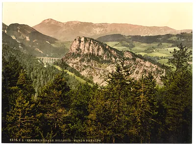 Semmering Railway Bolleros Road and Rax Alp (i.e. Raxalpe) Styria Austro-Hungary