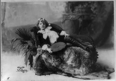 [Beatrice Abbey, full-length portrait, seated, facing front]