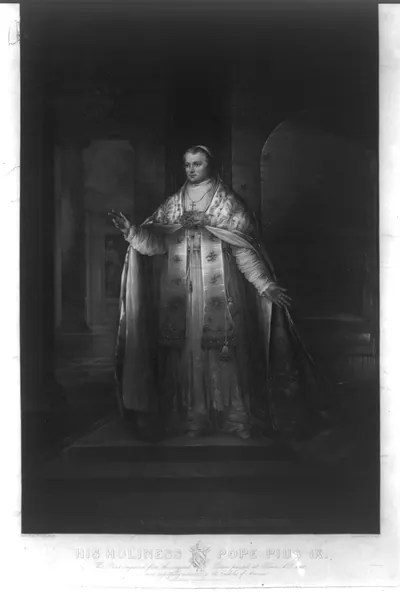 His holiness Pope Pius IX / painted by Joseph Ames ; engraved by H. W. Smith.