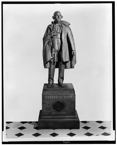 [Statue of Jefferson Davis, full-length, by Augustus Lukeman, in the U.S. Capitol]