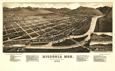 Missoula, Montana, 1884