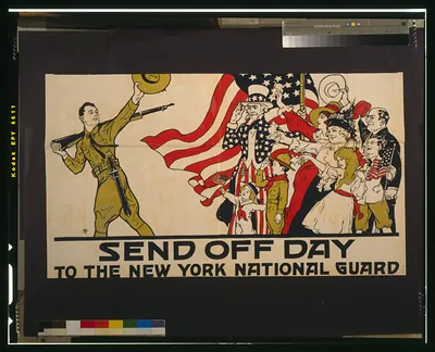 Send off day to the New York National Guard
