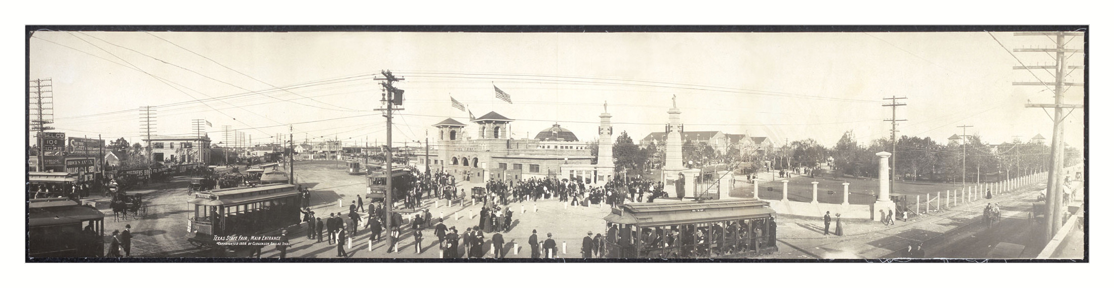 TX 1908 Texas State Fair Dallas PHOTO, 1908 — historic image