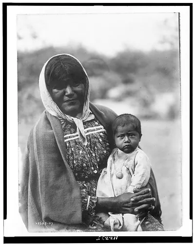 Chemehuevi mother and child