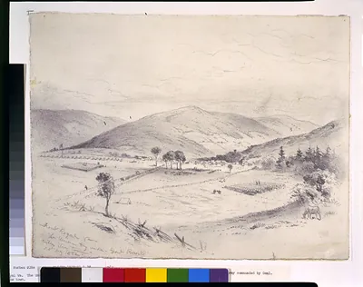 Front Royal Va.--The Union Army under Banks entering the town
