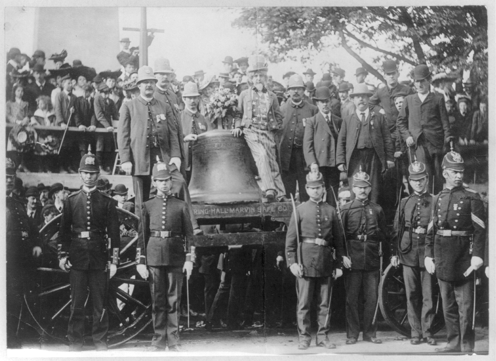 Liberty Bell - at Bunker Hill, Boston, June 1903, 1903 June. — historic photograph