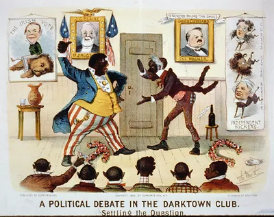 A political debate in the darktown club: settling the question