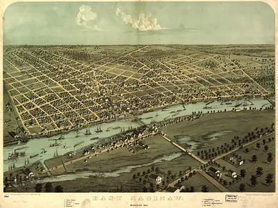 East Saginaw, Michigan, 1867