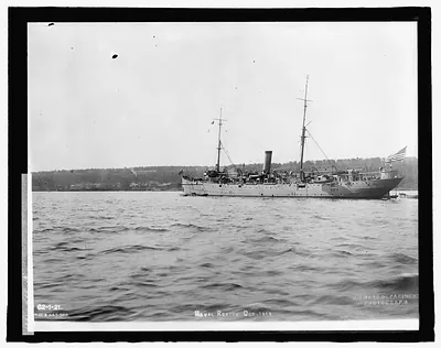 U.S.S. Dixie, Naval Review, Oct. 1912