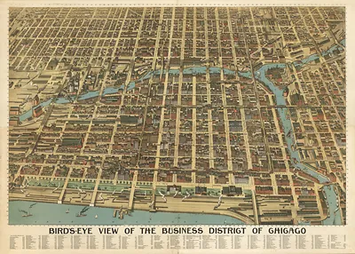 IL Chicago 1898 MAP