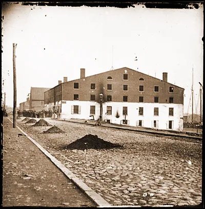 Richmond Va. Side view of Libby Prison