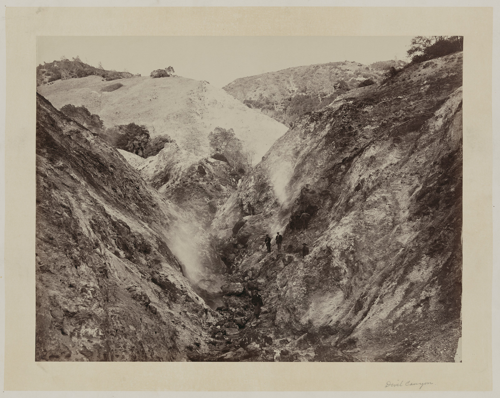 [Devil Canyon, California], [ca. 1868] — historic photograph