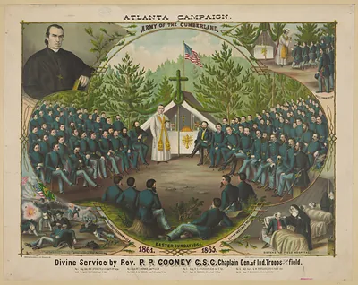 Atlanta Campaign: Divine Service by Rev. P. P. Cooney, Easter Sunday 1864