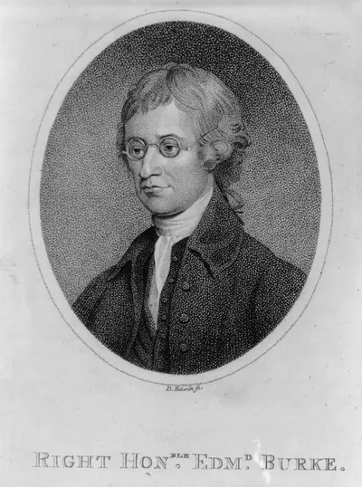 [Edmund Burke, 1730-1797, bust portrait, facing left]