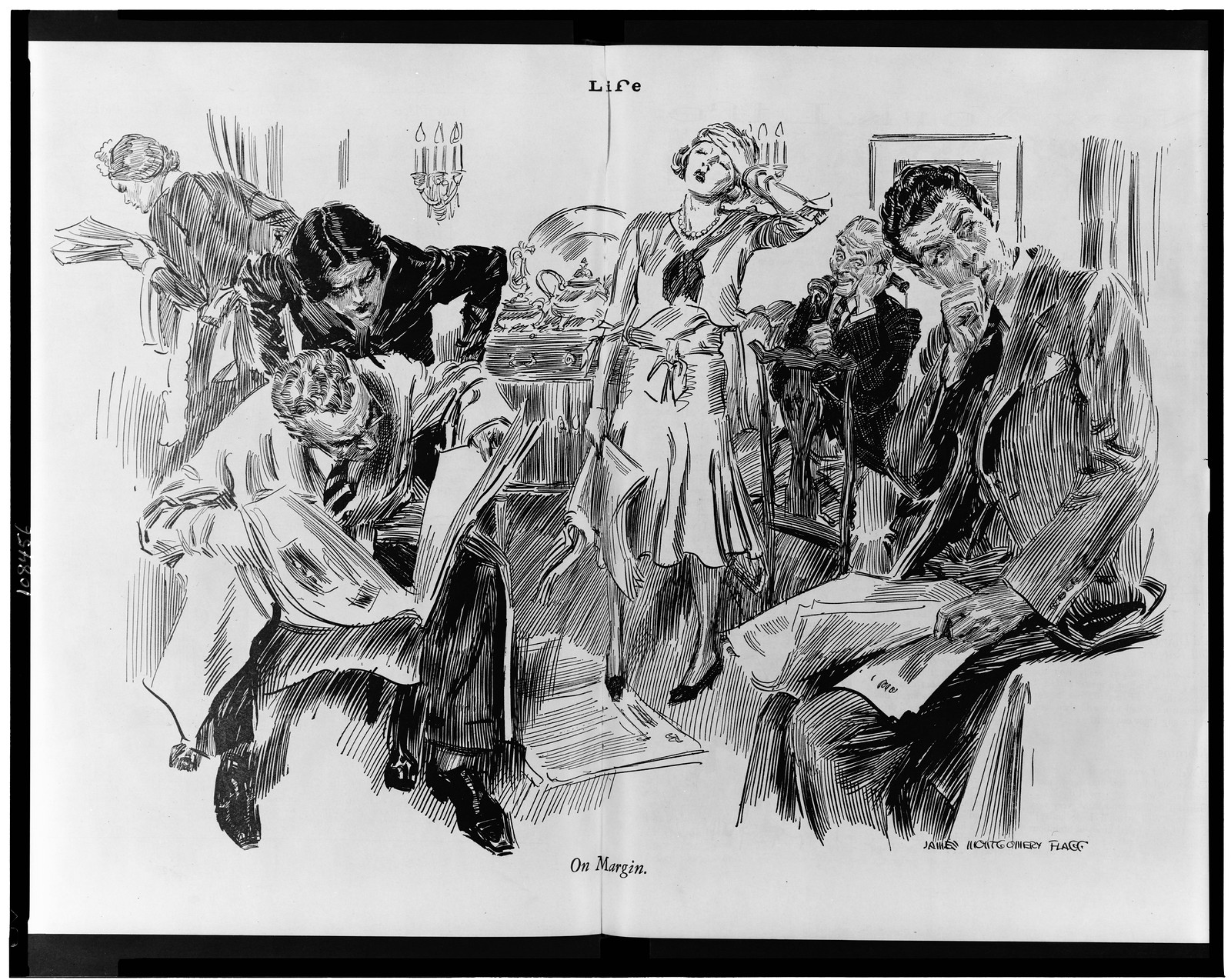 On margin / James Montgomery Flagg., [published 1929 Nov. 15] — historic print