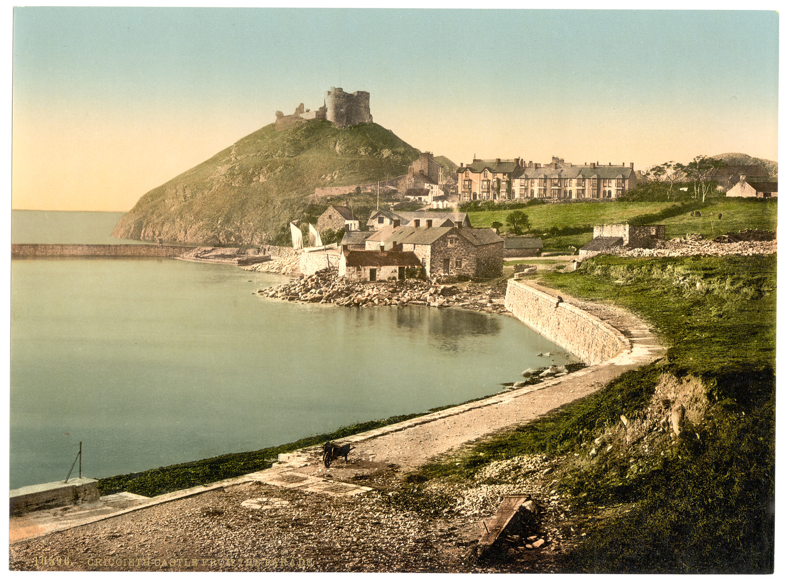 From the parade Criccieth Castle Wales, [between ca. 1890 and ca. 1900]. — historic print