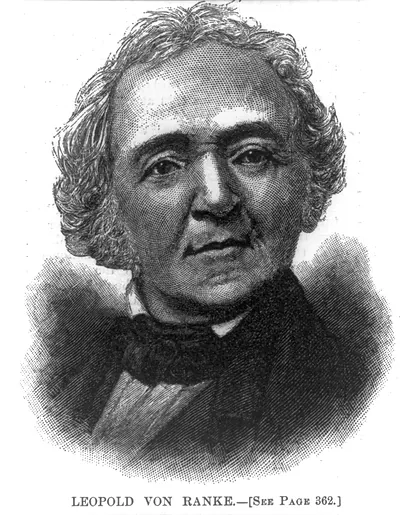 [Leopold von Ranke, 1795-1886, bust, facing slightly right]