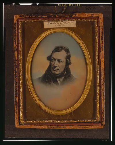 [Emlen Cresson, bust, facing slightly left]