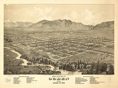 Ogden City, Utah, 1875