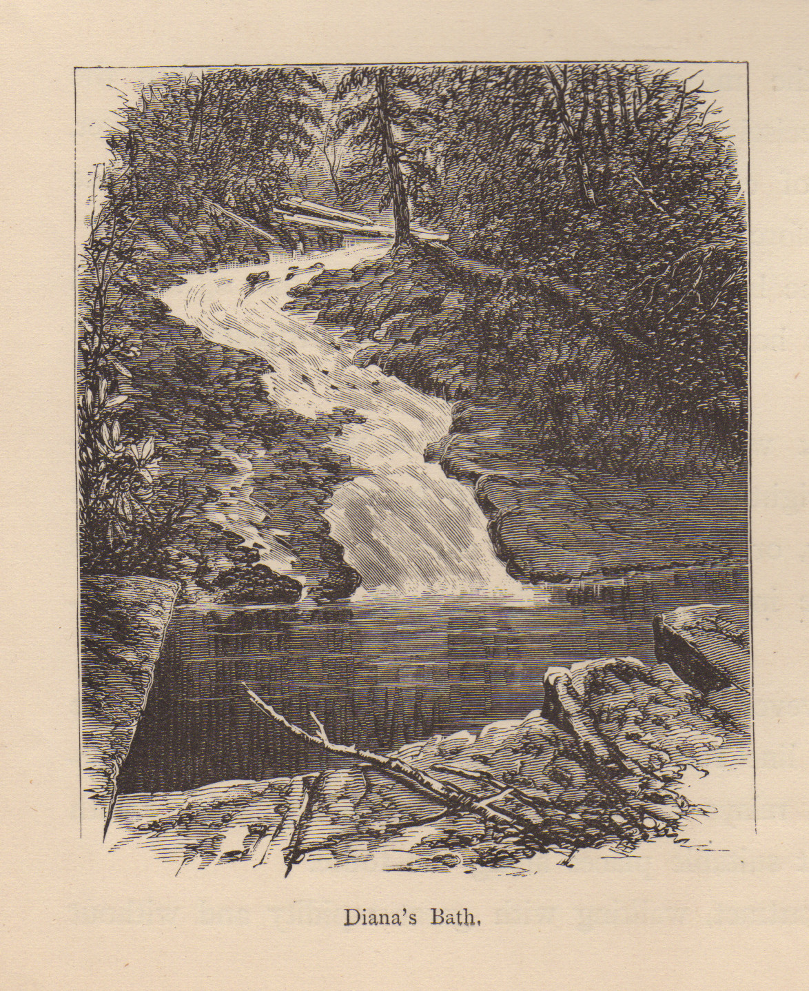 Diana's Bath — historic image