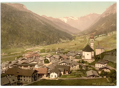 Brenner Railway Gossensass Tyrol Austro-Hungary