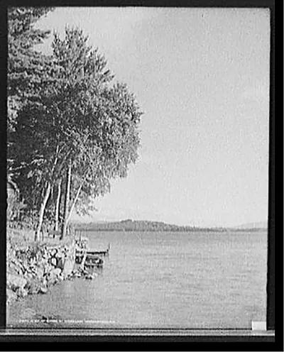A Bit of shore at Weirs, Lake Winnipesaukee, N.H.