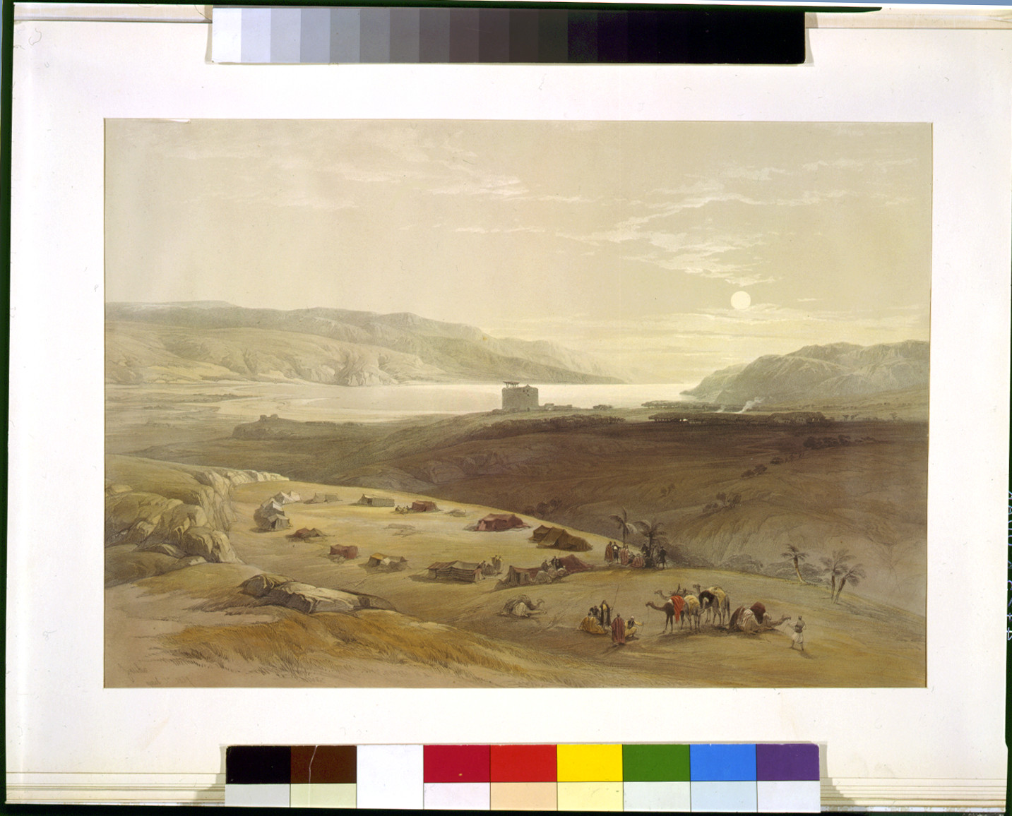 Jericho April 3rd 1839, [published 1843] — antique lithograph
