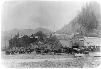 [The Walsh mine at Ouray, Colorado: Revenue Tunnel, Sneffels, Colo., near Ouray]