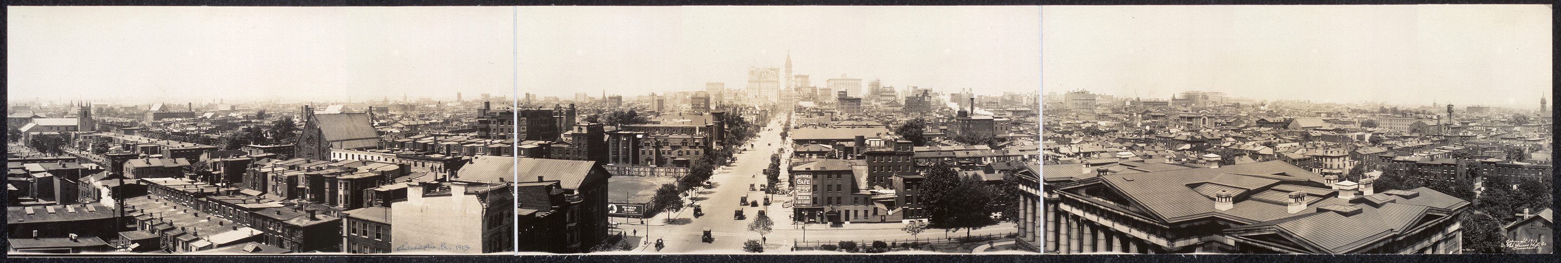 Panorama of Philadelphia 1913a, Pennsylvania — historic image