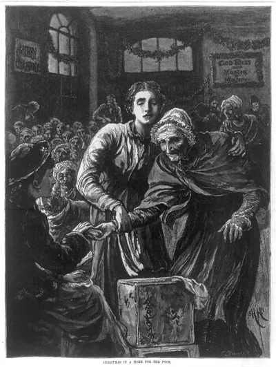 [Christmas in a home for the poor]