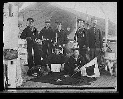 U.S.S. Brooklyn, signal party