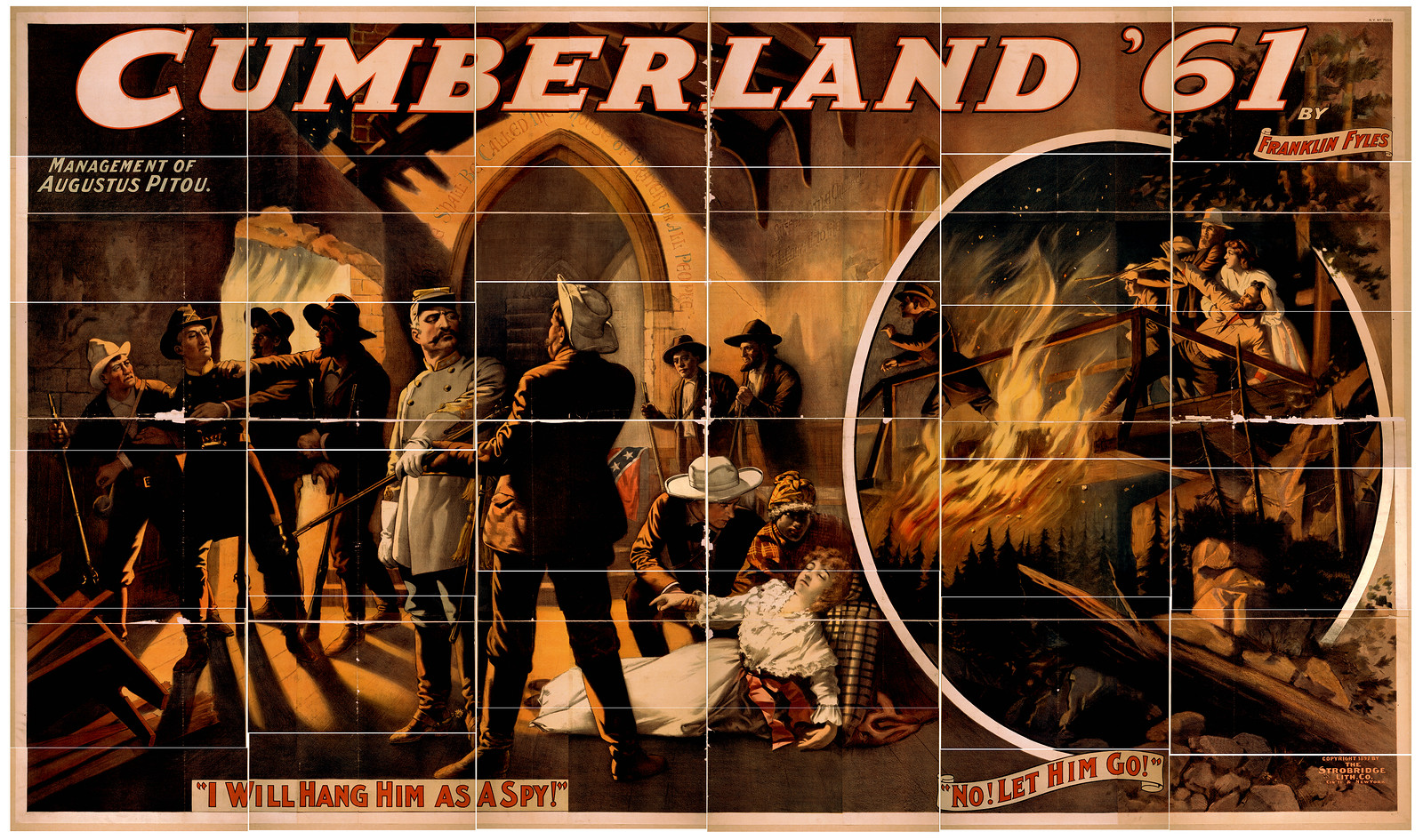 Cumberland '61 theatrical poster by Franklin Fyles — vintage poster