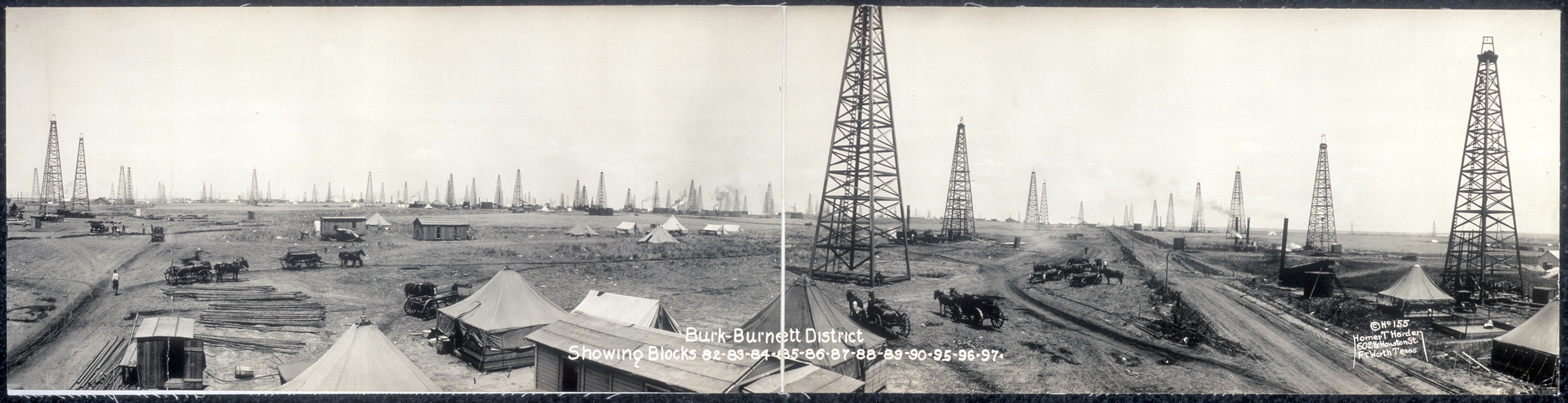 Burk-Burnett district showing blocks, Texas, 1919, 1919 — historic image