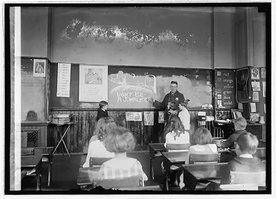 Dick Mansfield in safety work lecture, 11/17/22
