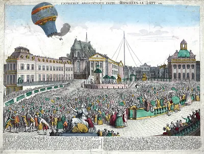 Expérience aérostatique faite à Versailles, 1783