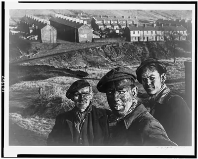 Welsh miners, Wales, 1950 / W. Eugene Smith.
