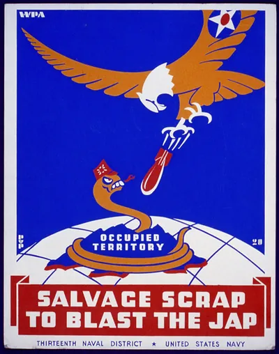 Salvage scrap to blast the jap / PvP.