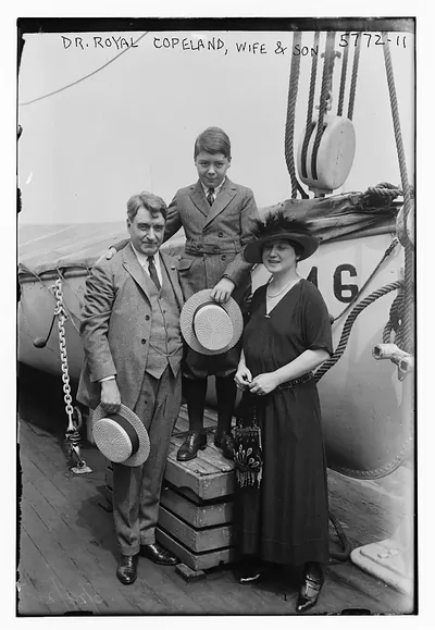 Dr. Royal Copeland, wife and son