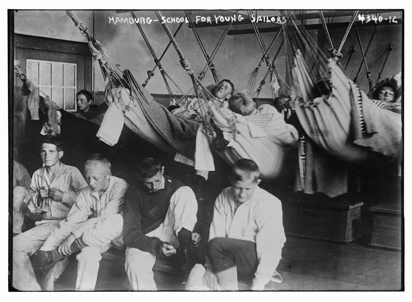 Hamburg -- school for young sailors, n/a — historic photograph