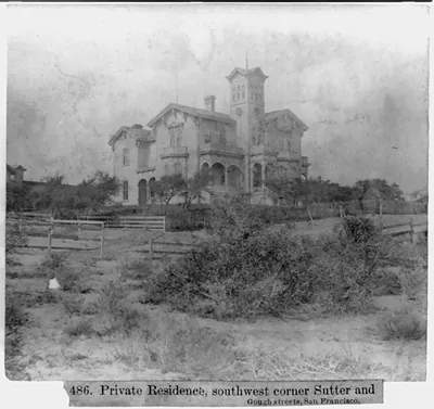 Private Residence, southwest corner Sutter and Gough Streets, San Francisco