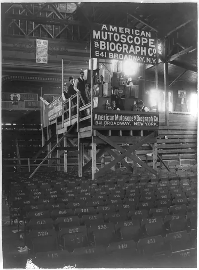 Interior of Coney Island club house