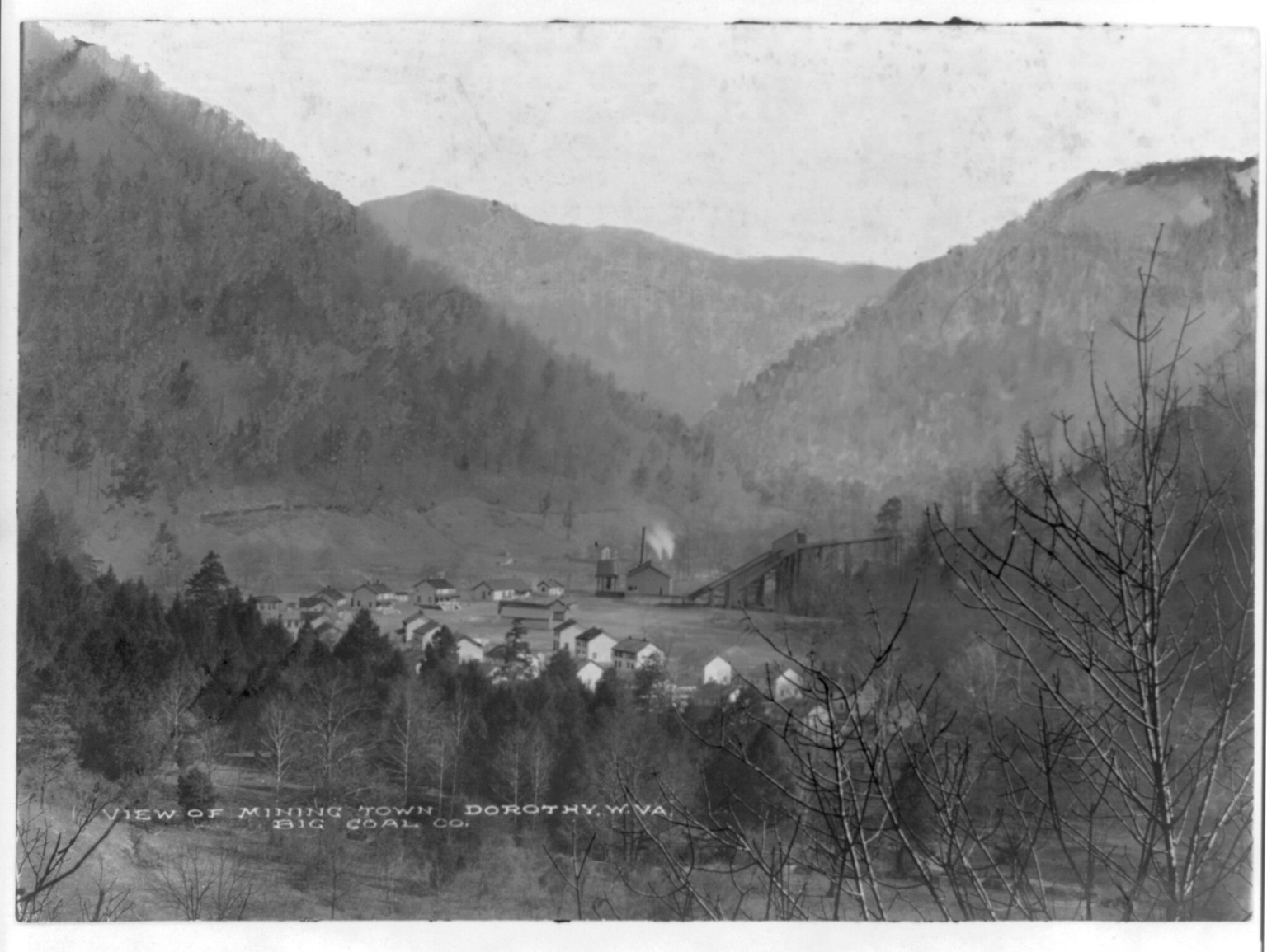 View of mining town, Dorothy, W.Va. - Big Coal Co., [ca. 1910] — historic photograph