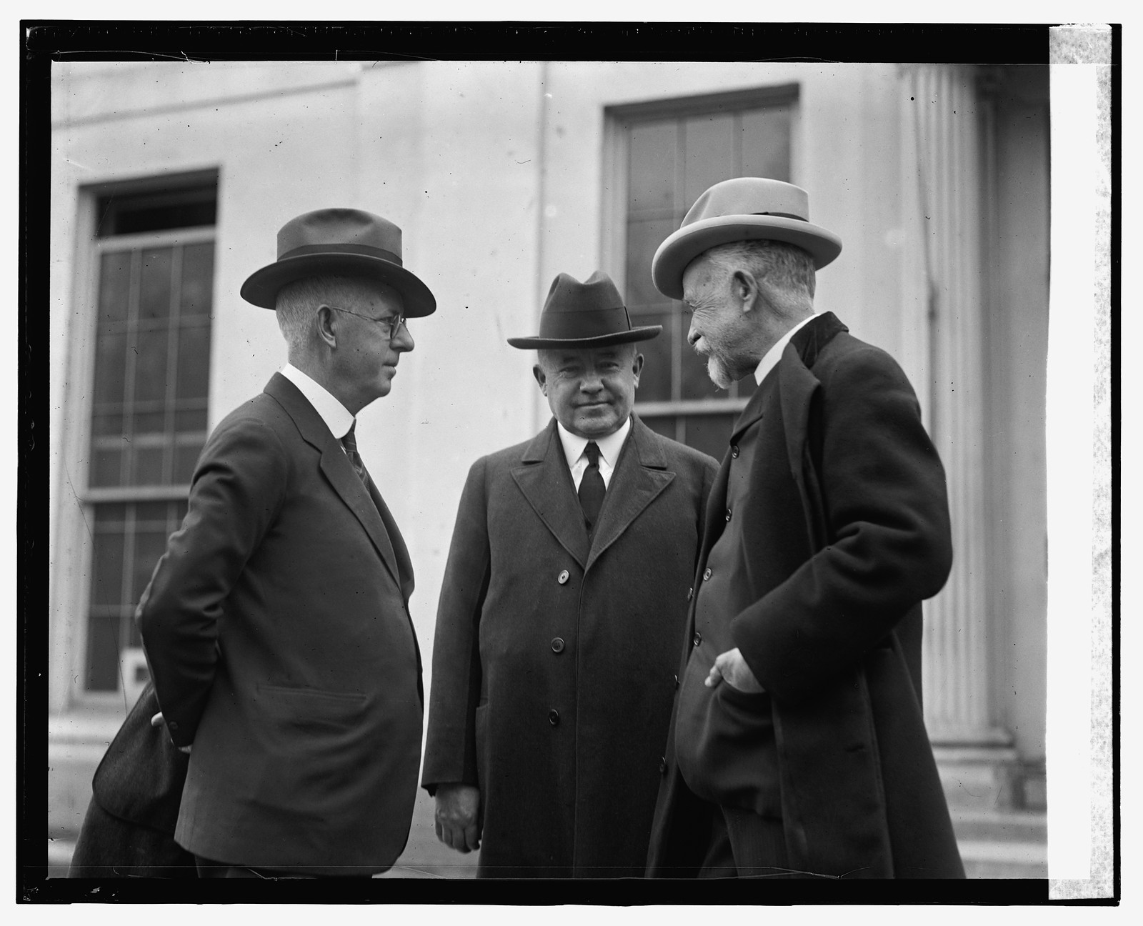 David V. Mulvane, Jno. T. Adams, & Lodge, 4/5/24, [19]24 April 5. — historic photograph