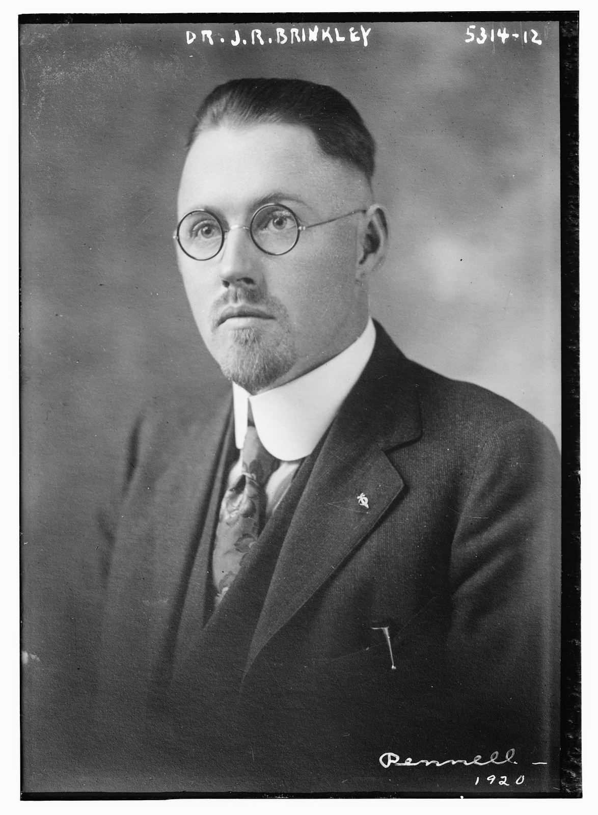 Dr. J.R. Brinkley, n/a — historic photograph