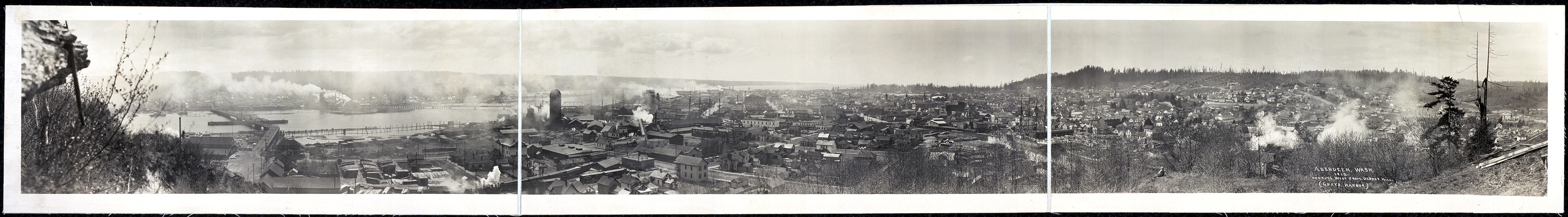 Aberdeen from Dabney Hill, Washington, 1912, 1912 — historic image