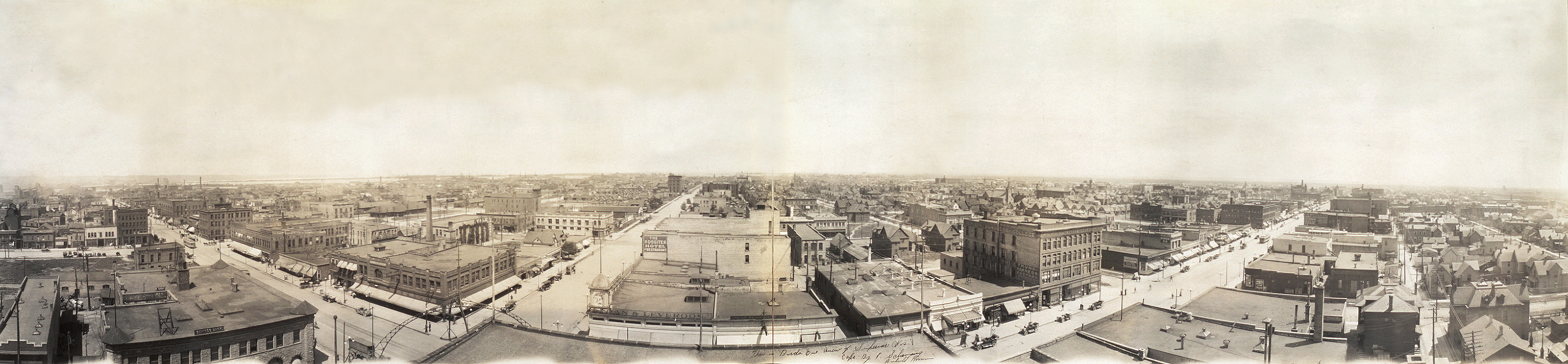 Birds eye view of Superior, Wisconsin, 1914, 1914 — historic image