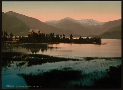 Framnaes Hotel and Opheim Lake Hardanger Fjord Norway