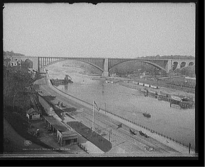 The Harlem from High Bridge, New York